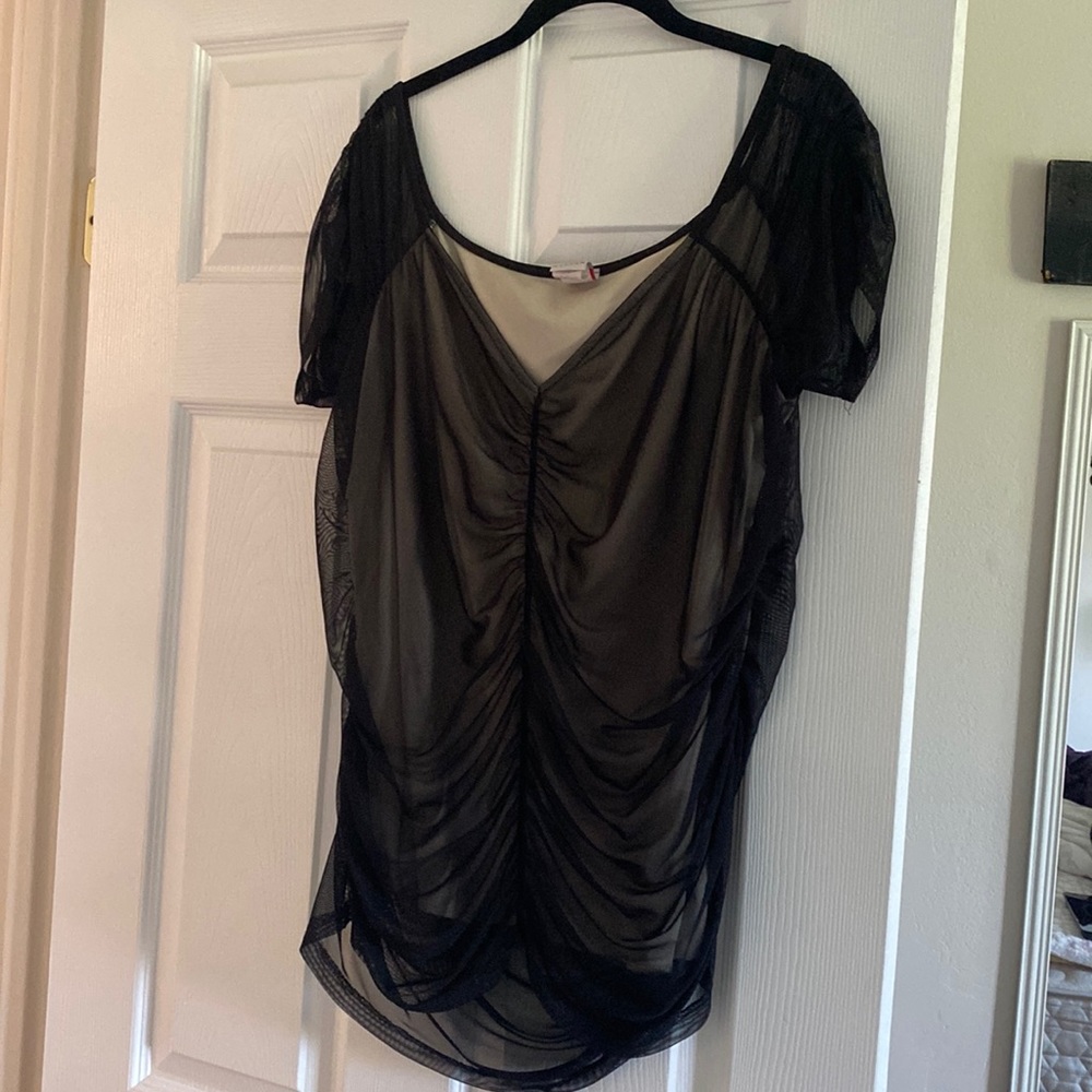 Black & nude tank